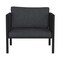 Flash Furniture Black Patio Chair with Storage & Charcoal Cushions GM-201108-1S-CH-GG - alternate 7